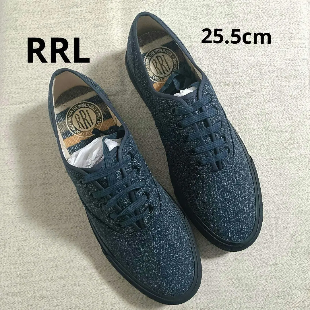 RRL ダブルアールエル　ミリタリー　スニーカー　28cm☆ RRL NOFOLK ダブルアールエル ノーフォークスニーカー (INDIGO/9