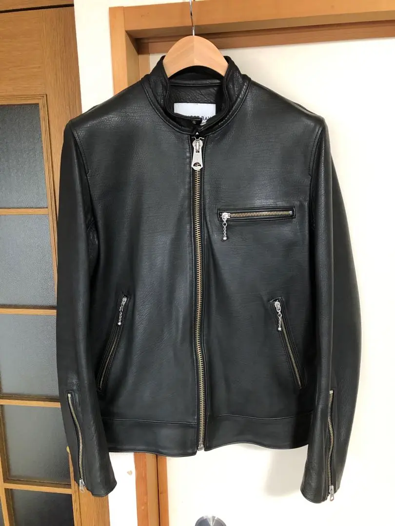 【最終値下！】sunset bay CLYDE シングルレザージャケット SUNSET BAY -CLYDE- BLACK HORSE HIDE – anemoscope