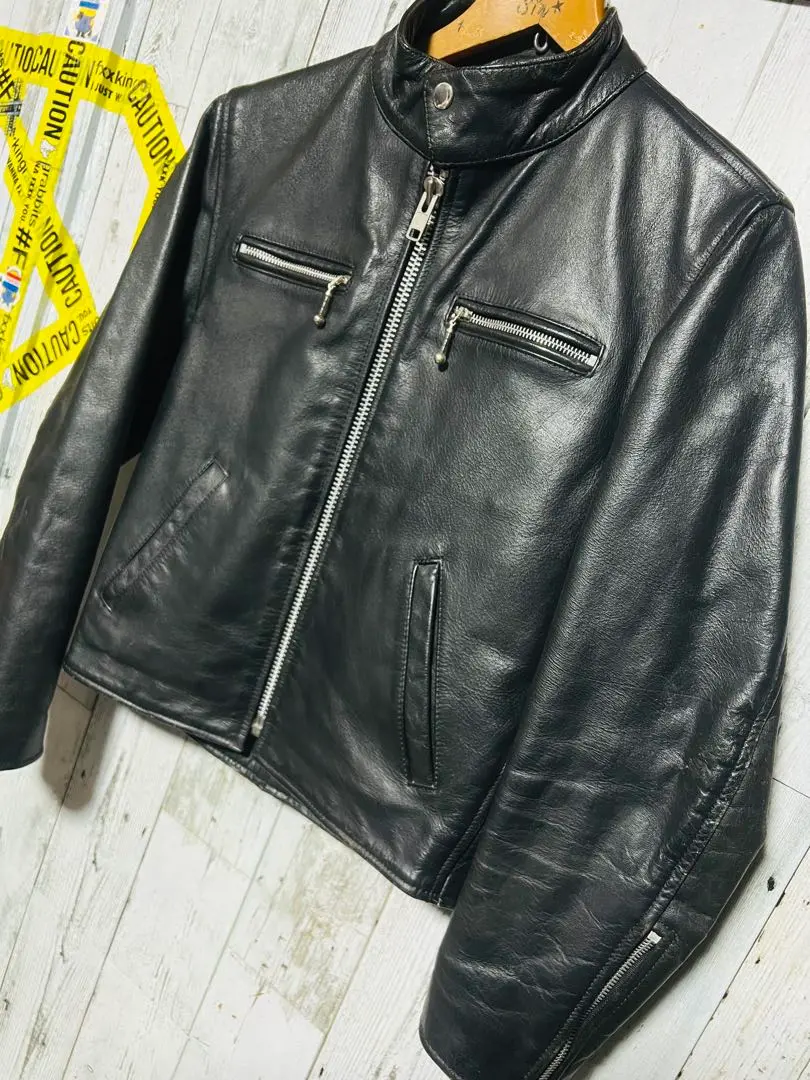 ACDC レザージャッケット ロンジャン美品サイズ38 2025年最新】エーシーディーシーラグ レザージャケット