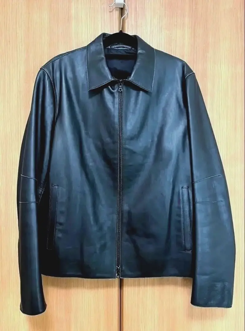 Neil Barrett ナイロンストレッチ ライダースジャケット ブラック S Neil Barrett ナイロンストレッチ ライダースジャケット ブラック S