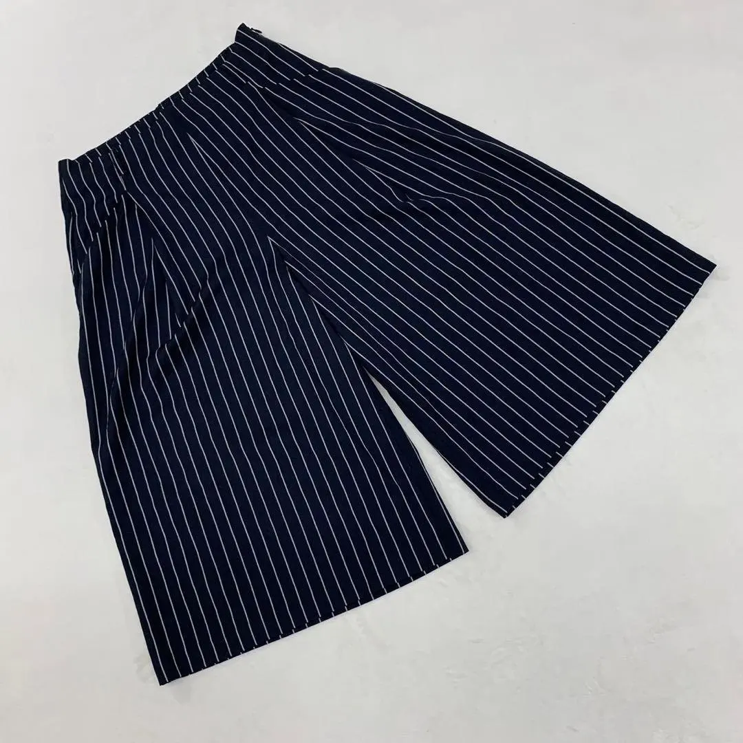 Thumbnail of le coeur blanc Gaucho Pants Striped Wide Navy