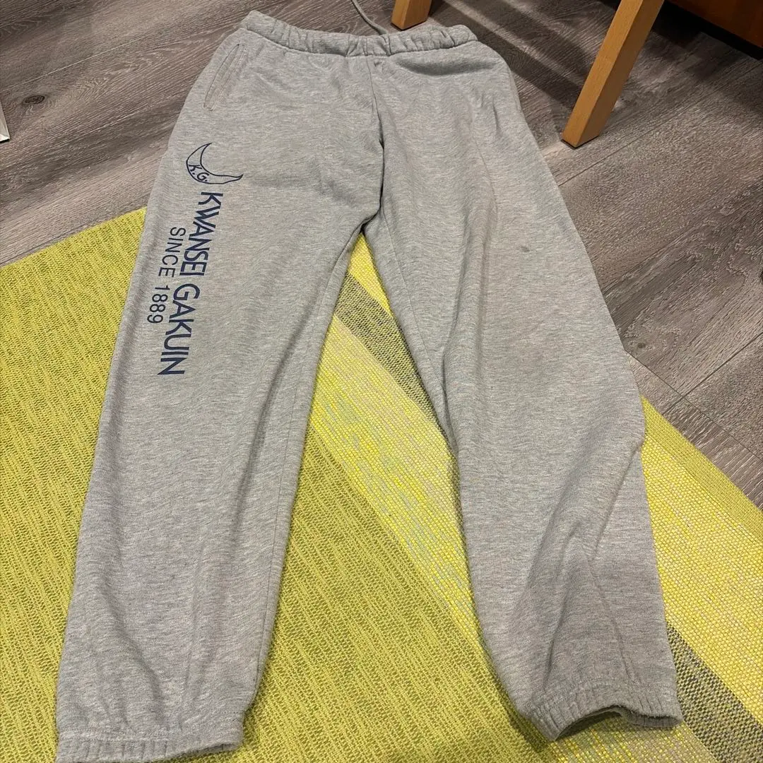 関西学院大 サッカー部 選手支給 移動着 スウェット ジャージ 上下セット 関西学院大 サッカー部 選手支給 移動着 スウェット ジャージ