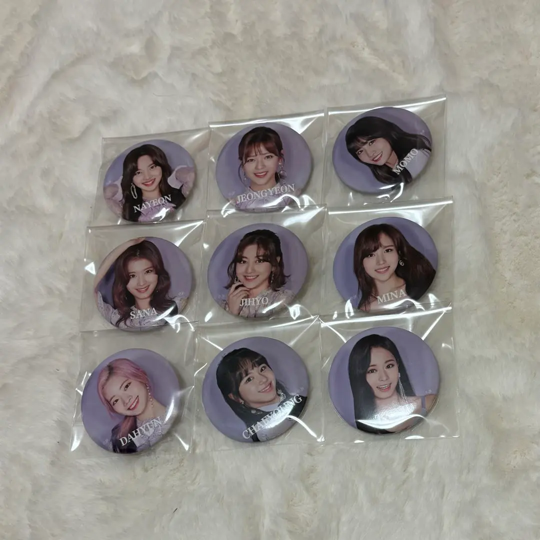 Thumbnail of #TWICE3 Can Badge Set of 9 First Press Limited Edition B