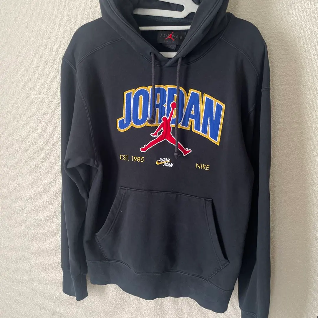 NIKE ナイキ Air Jordan パーカー 1985 黒 ジョーダン 1985 メンズ プルオーバー パーカー シカゴ ブラック XXL