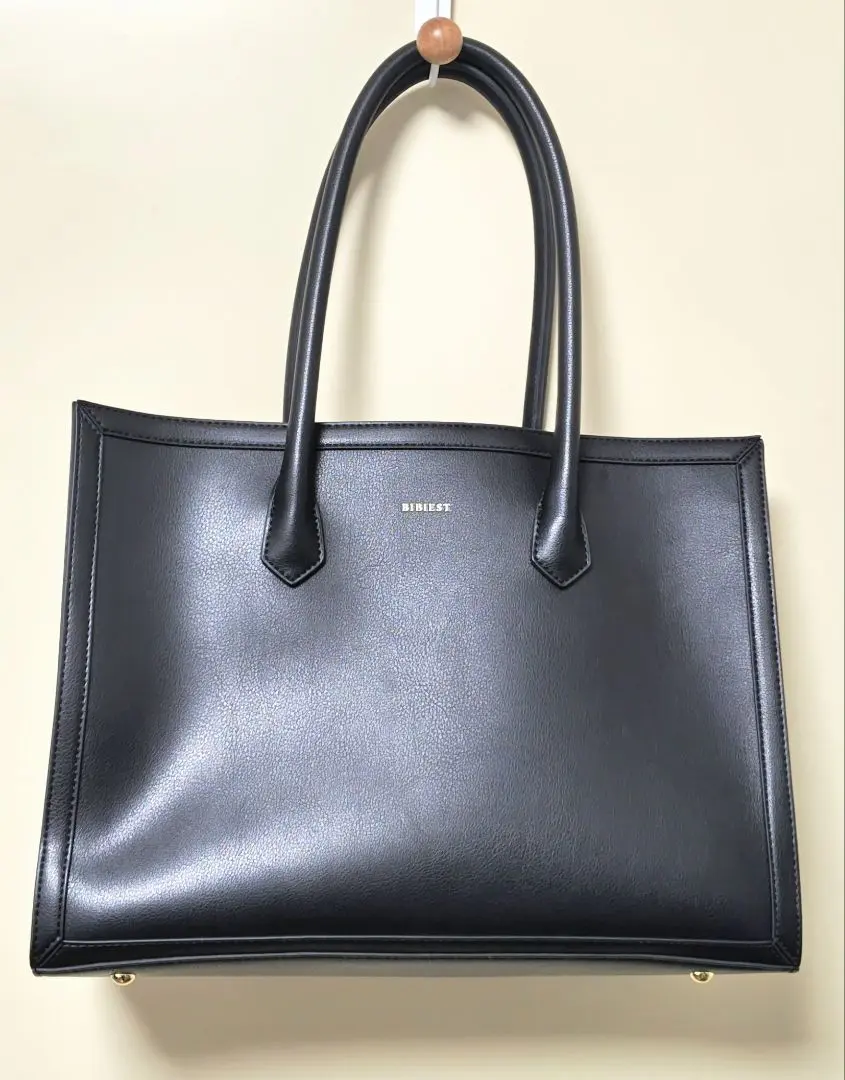 【完売品】BIBIEST ビビエスト bibiroom トートバッグ ブラック BIBIEST トートバッグついに再販！美しさと機能性が見事に融合
