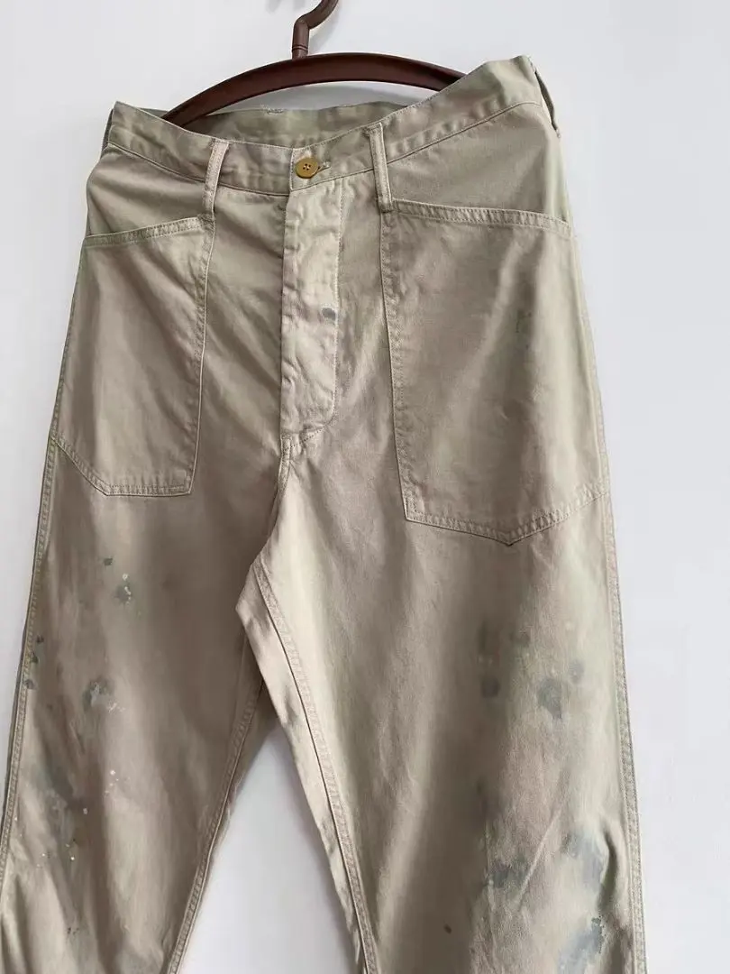 【美品】BOWWOW チノパンツ　ペイント加工　XXXL BOWWOW × BY＞PAINT CHINO PANTS/パンツ