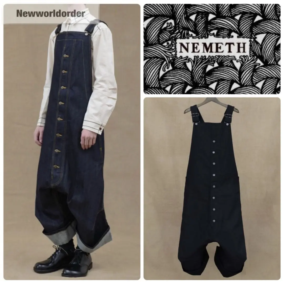NEMETH クリストファーネメス　デニム　オーバーオール　Ｌサイズ m75674017558_1.jpg?1737382410