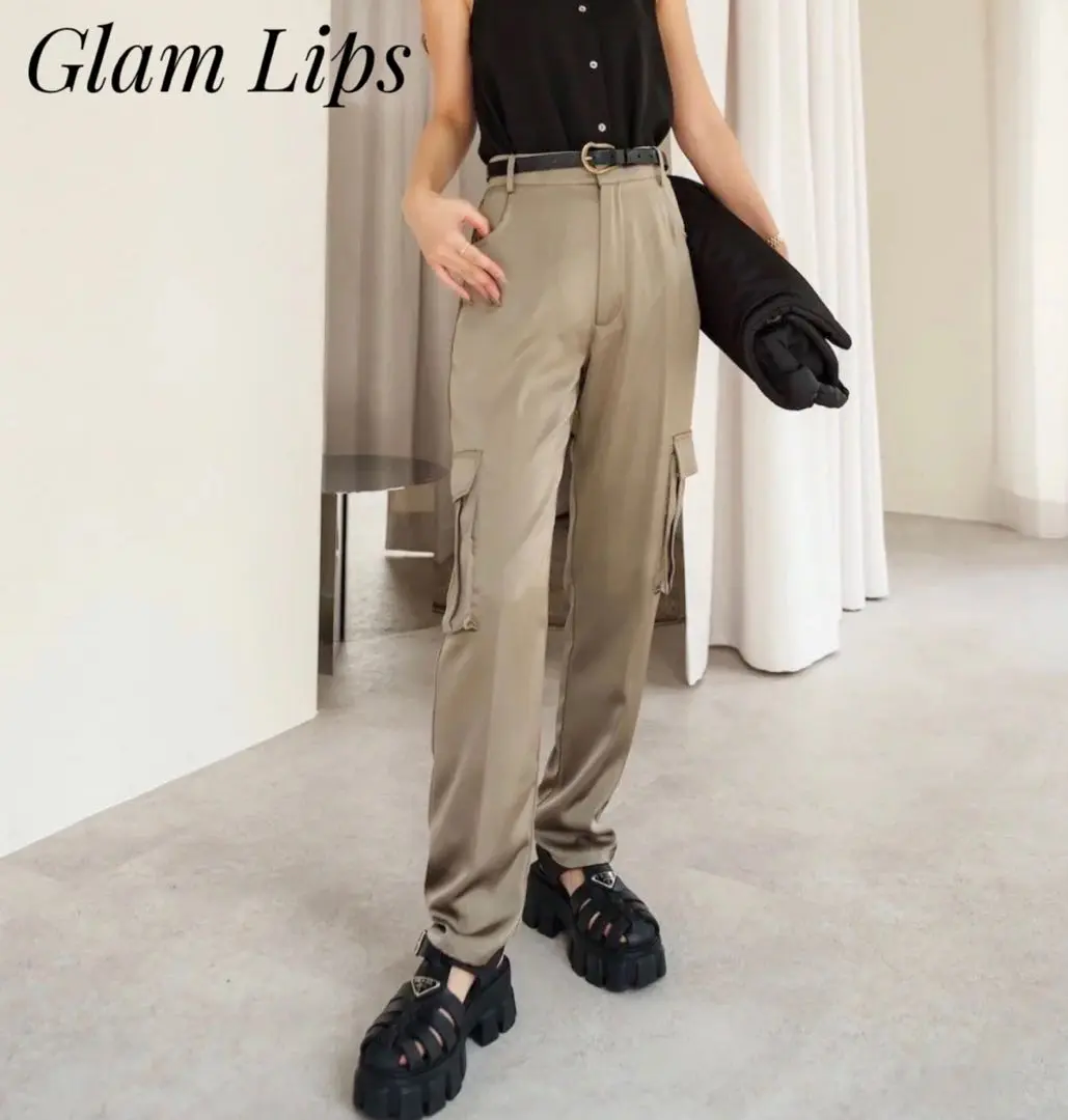 glamLips クリーム色 カーゴパンツ 2025年最新】GlamLips ワークパンツ・カーゴパンツの人気