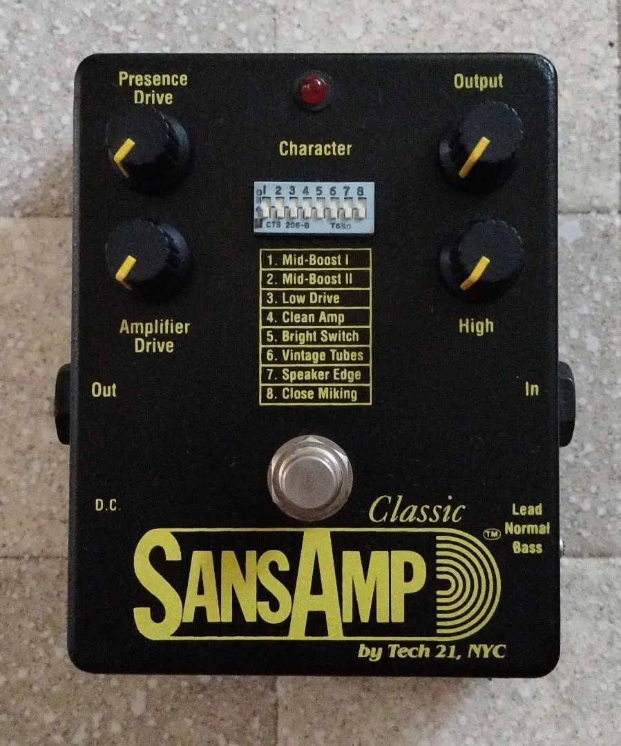 Tech 21 SansAmp Classic ギター/べースエフェクター SansAmp Classic | Harmonic-Sound