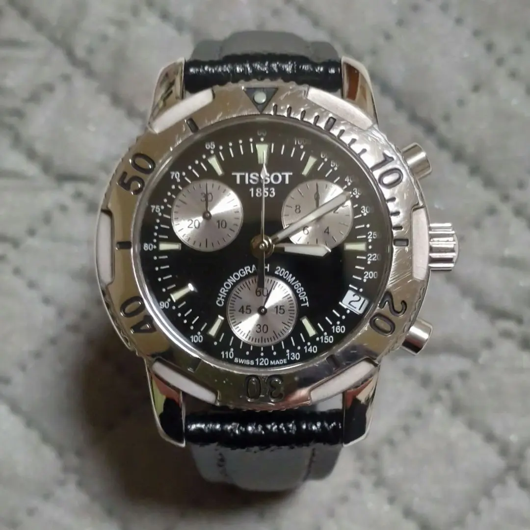 サ*ー様 TISSOT ティソ T362/462K クロノグラフ SS ブラック サ*ー様 TISSOT ティソ T362/462K クロノグラフ SS ブラック