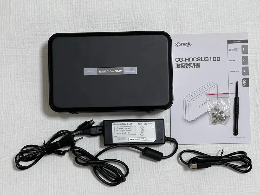 ☆コレガ☆HDD4台用ケース☆CG-HDC4U3000☆中古☆corega☆ ☆コレガ☆HDD4台用ケース☆CG-HDC4U3000☆中古☆corega
