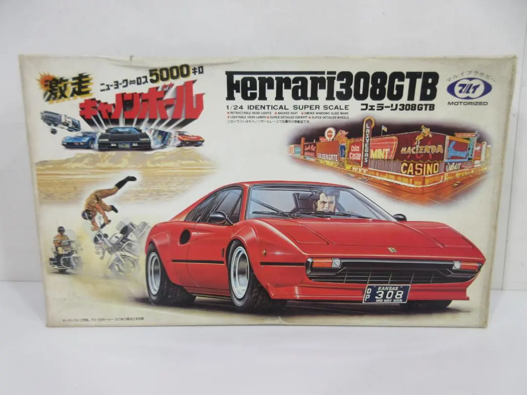 1/24 マルイ フェラーリ 308GTB キャノンボール 東京マルイ、1/24、キャノンボール、フェラーリ308GTB、｜覆面