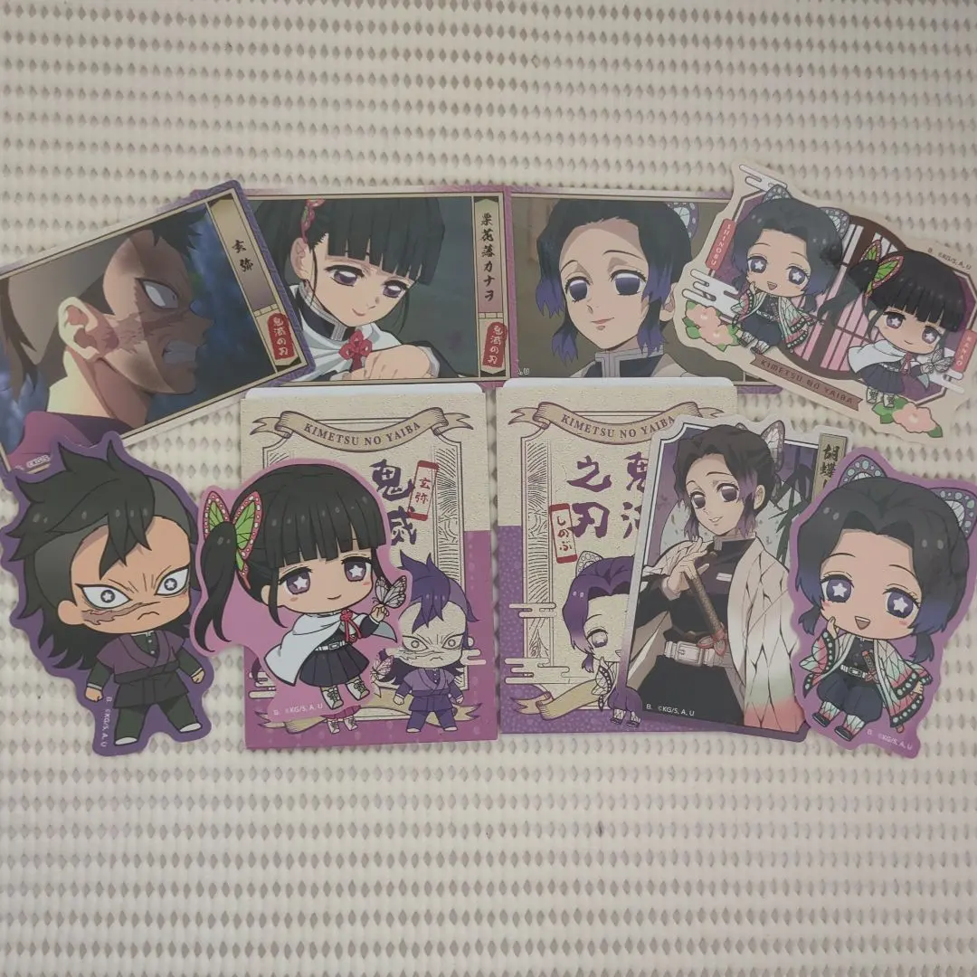 Thumbnail of ⑰ Demon Slayer: Kimetsu no Yaiba Die-cut Stickers: Shinobu Kocho, Kanao Tsuyuri, Genya Shinazugawa