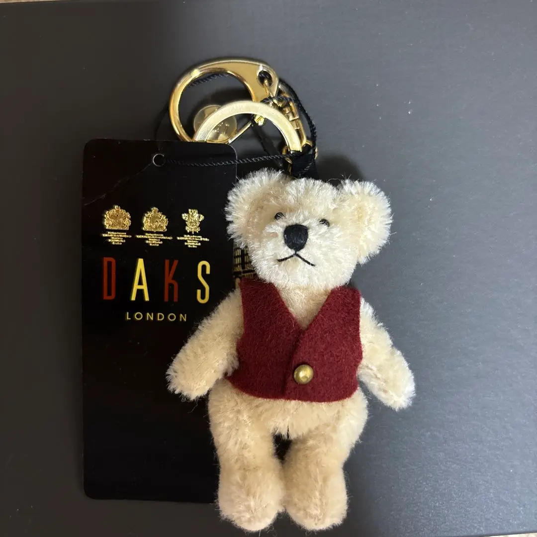 ★DAKS★クマさん キーリング DAKS(ダックス) キーホルダー・キーリング(レディース) - 海外
