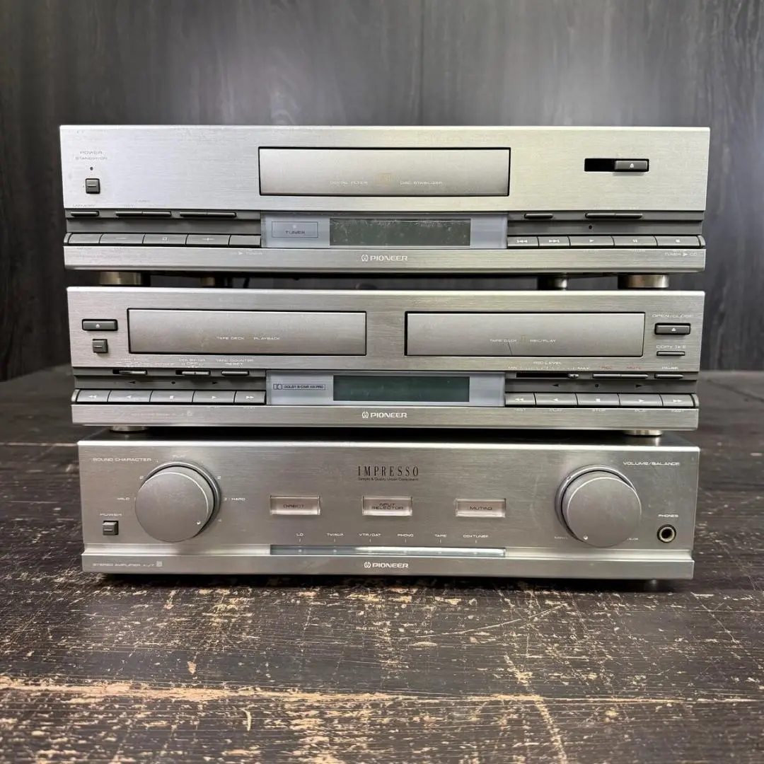Pioneer IMPRESSO A-J7／プリメインアンプ・スピーカーセット Yahoo!オークション -「pioneer j7」の落札相場・落札価格