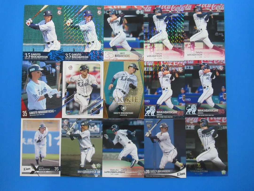 Thumbnail of Rakuto Wakabayashi 15-card set Seibu Lions BBM
