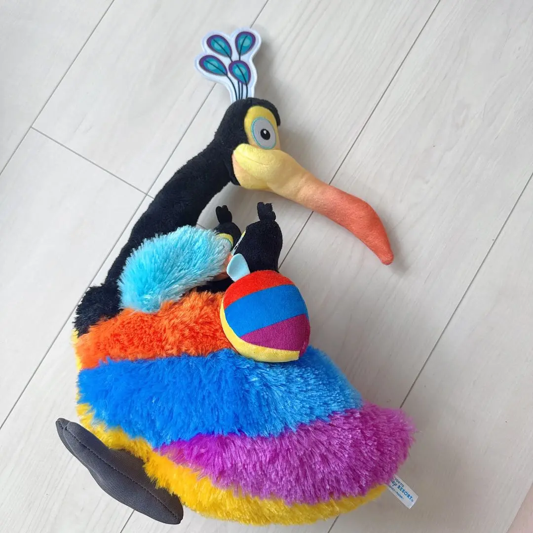 レア❗️カールじいさんの空飛ぶ家　ケヴィン　ぬいぐるみ ケヴィン ぬいぐるみ カールじいさんの空飛ぶ家 ハーモニーイン