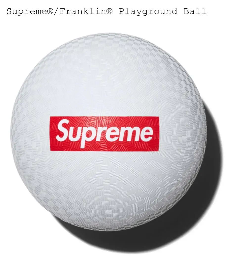 supreme Franklin Playground Ball ホワイト Supreme Franklin Playground ball WHITE