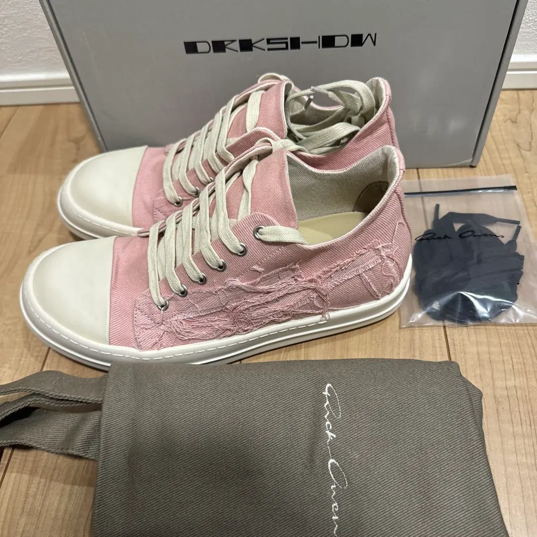 RICK OWENS DRKSHDW SLASH スニーカー　EU44 RICK OWENS DRKSHDW | SLASHED DENIM SNEAKERS