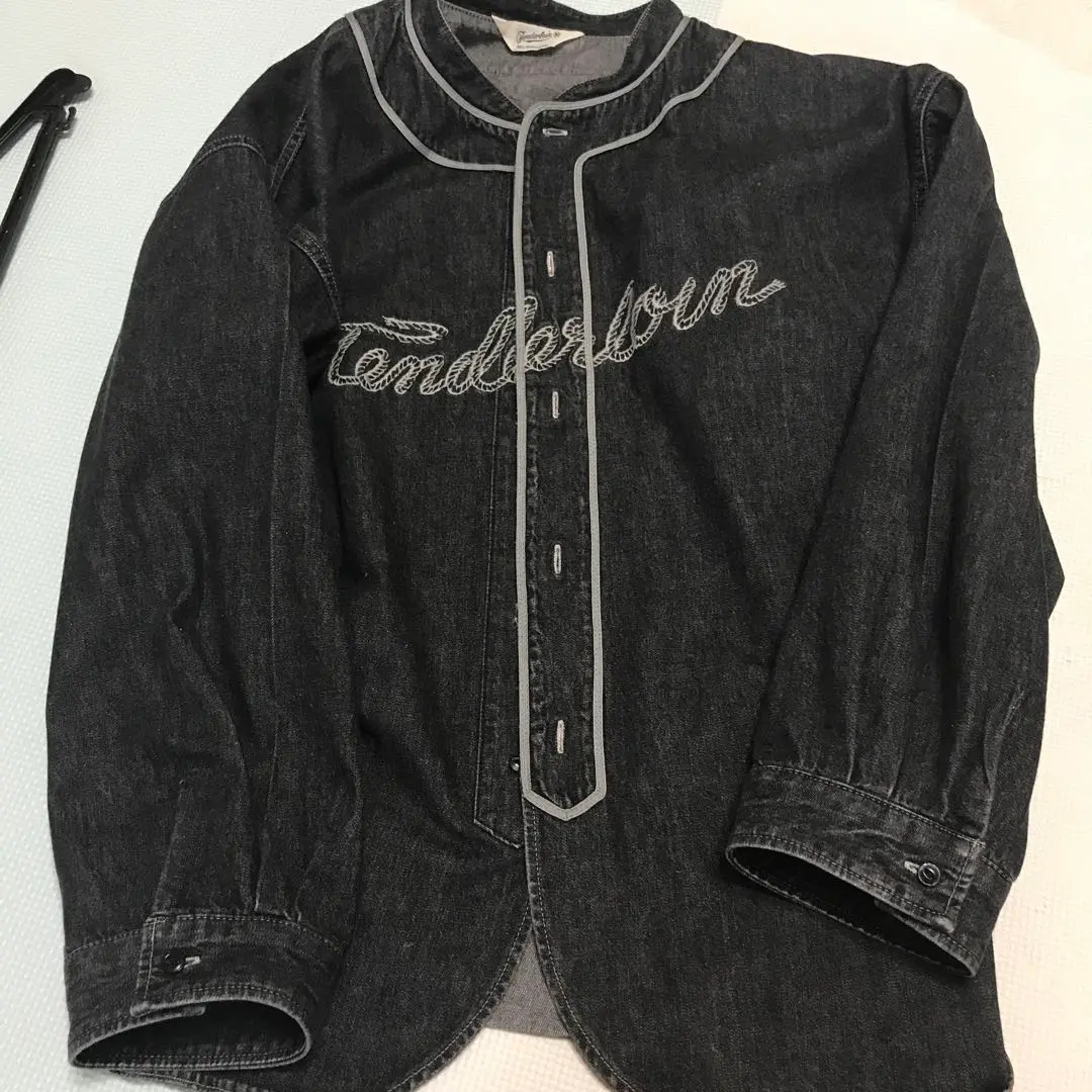 テンダーロイン　ベースボールシャツ　チャコール TENDERLOIN ベースボールシャツ