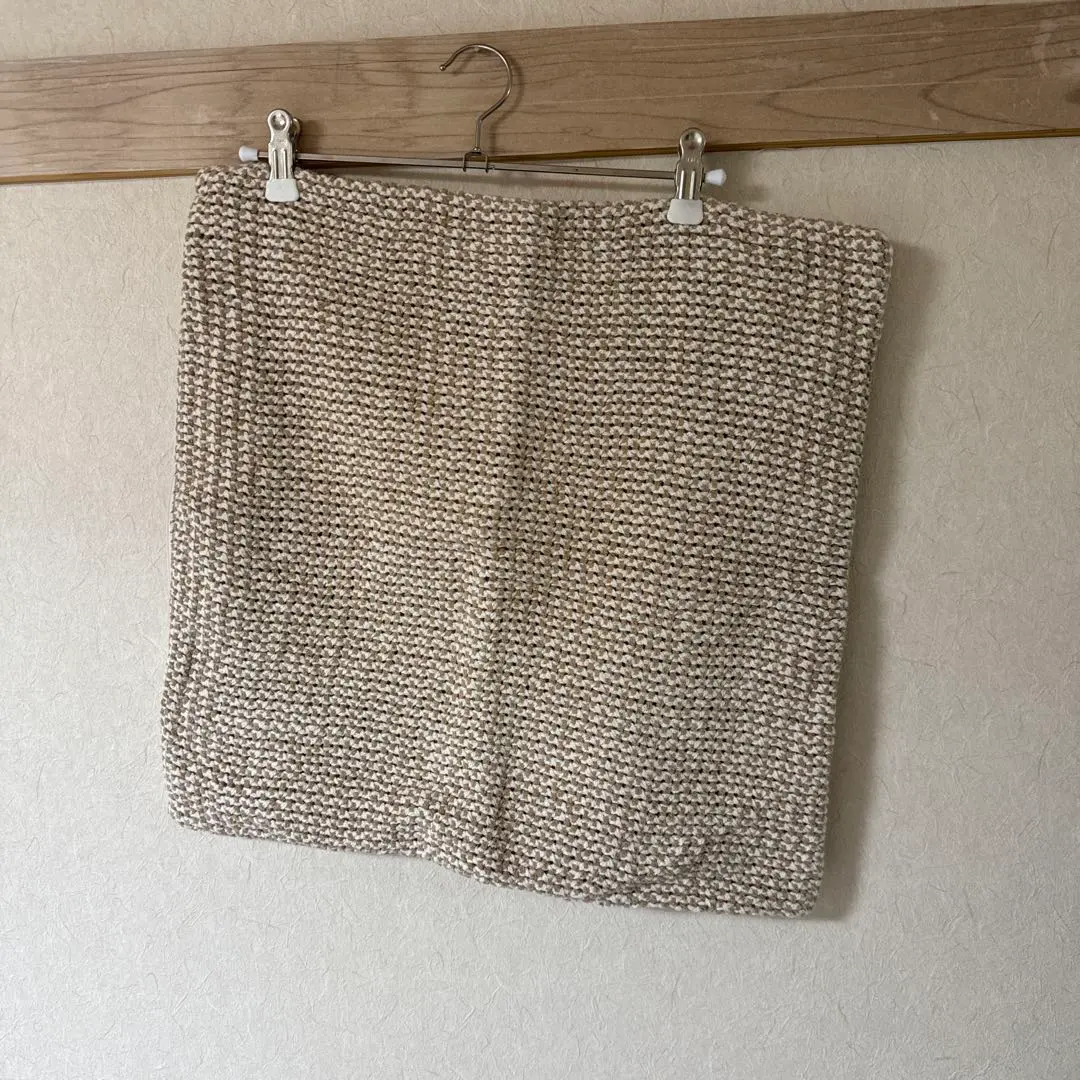 Thumbnail of Knit and cotton cushion covers