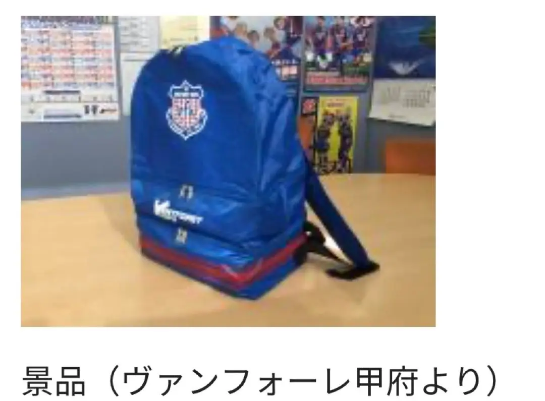 ヴァンフォーレ甲府　リュック　バックパック　サッカー　記念日　限定 2025年最新】ヴァンフォーレ リュックの人気アイテム - メルカリ