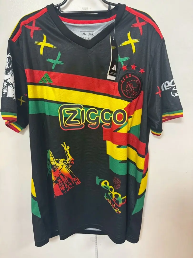 アヤックス　サードレプリカユニフォーム　ボブマーリー　UEFAスターボールバッジ 2025年最新】アヤックス ボブマーリーの人気アイテム - メルカリ