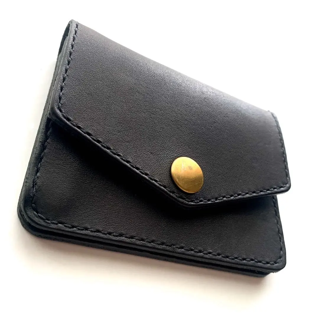 栃木皮革 卡車錢包 中夾 真皮 黃銅 手工製作 的縮圖