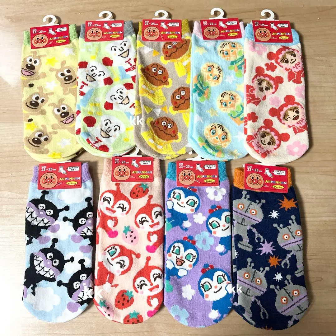 Thumbnail of Anpanman Socks - Set of 9 Pairs