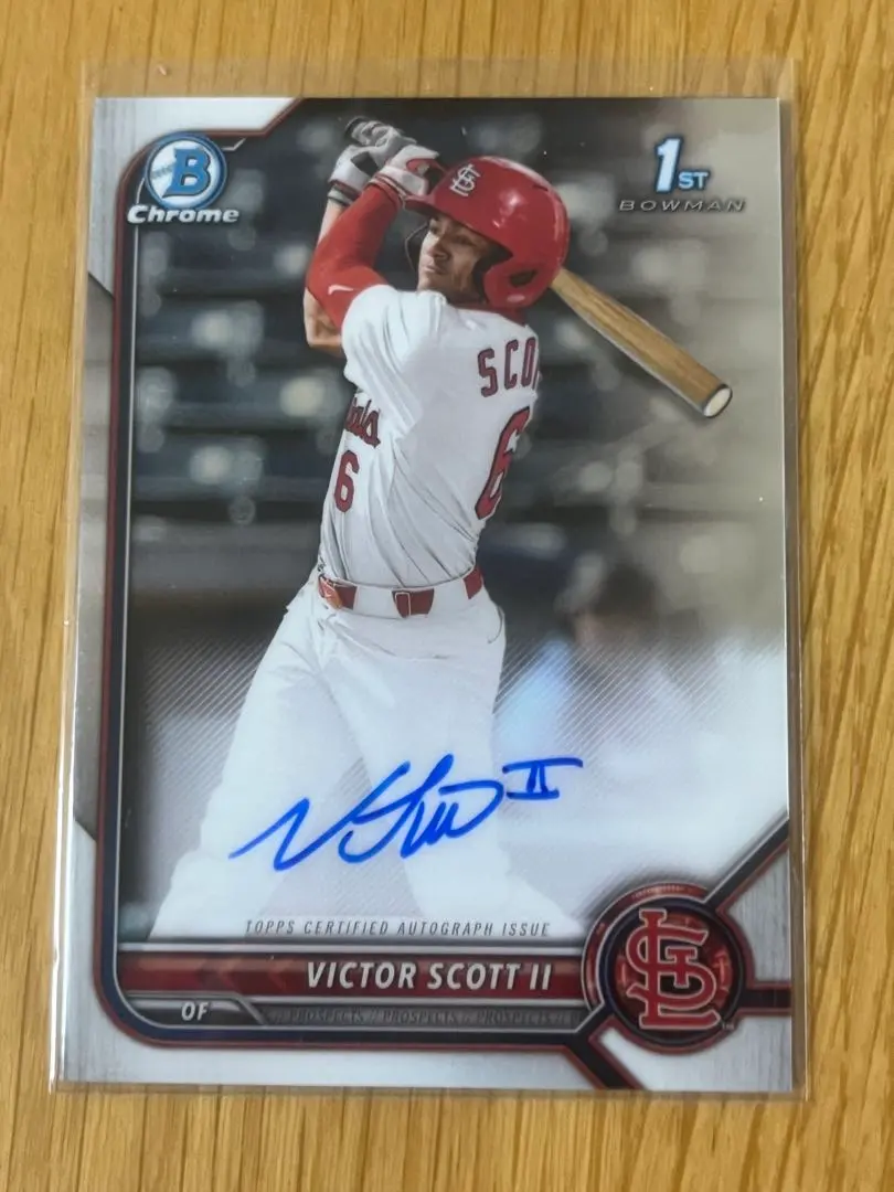 維克多·斯科特 Ⅱ 1st Bowman 簽名卡 的縮圖
