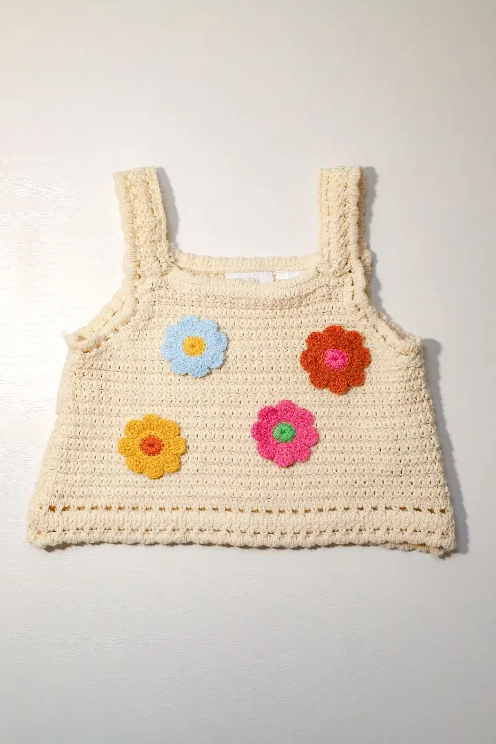 Thumbnail of [Excellent Condition] ZARA Kids Floral Embroidered Tank Top [1.5 Years Old, 86cm]