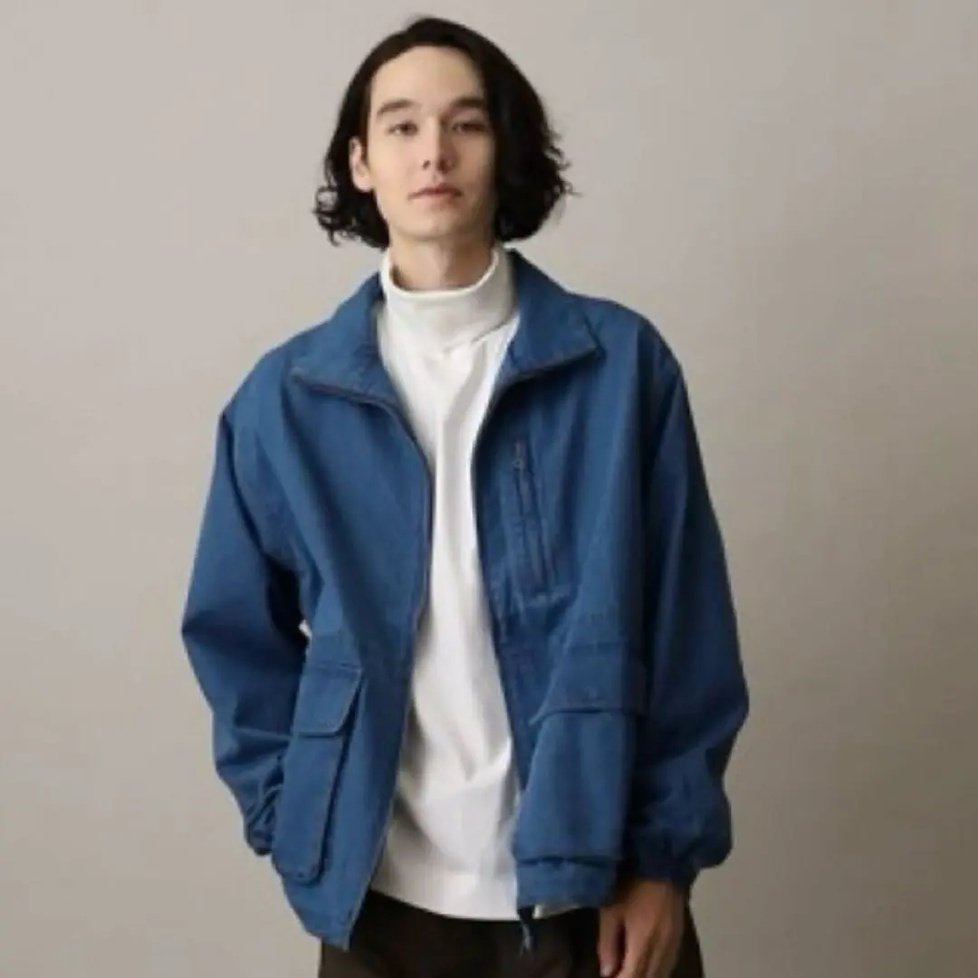 Thumbnail of THE SHOP TK Denim Stand Collar Blouson, Size M