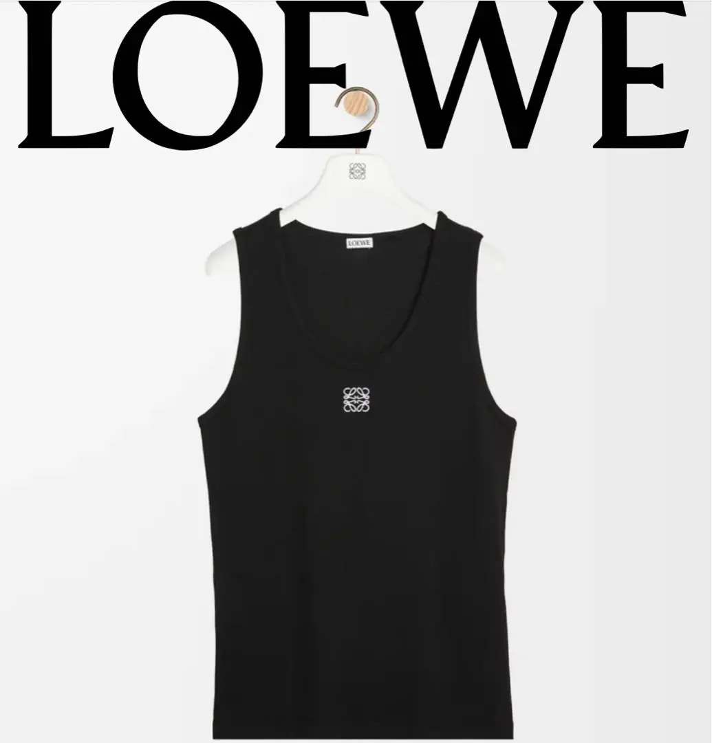 loewe タンクトップ　黒　Lサイズ　ブラック loewe タンクトップ 黒 Lサイズ ブラック
