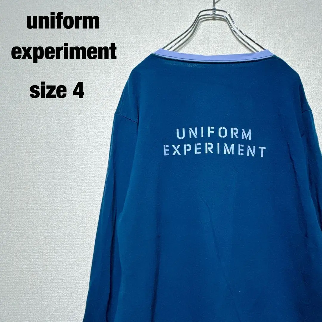 極美品 UNIFORM EXPERIMENT 長袖シャツ ロゴ ストライブ 極美品 UNIFORM EXPERIMENT 長袖シャツ ロゴ ストライブ - メルカリ