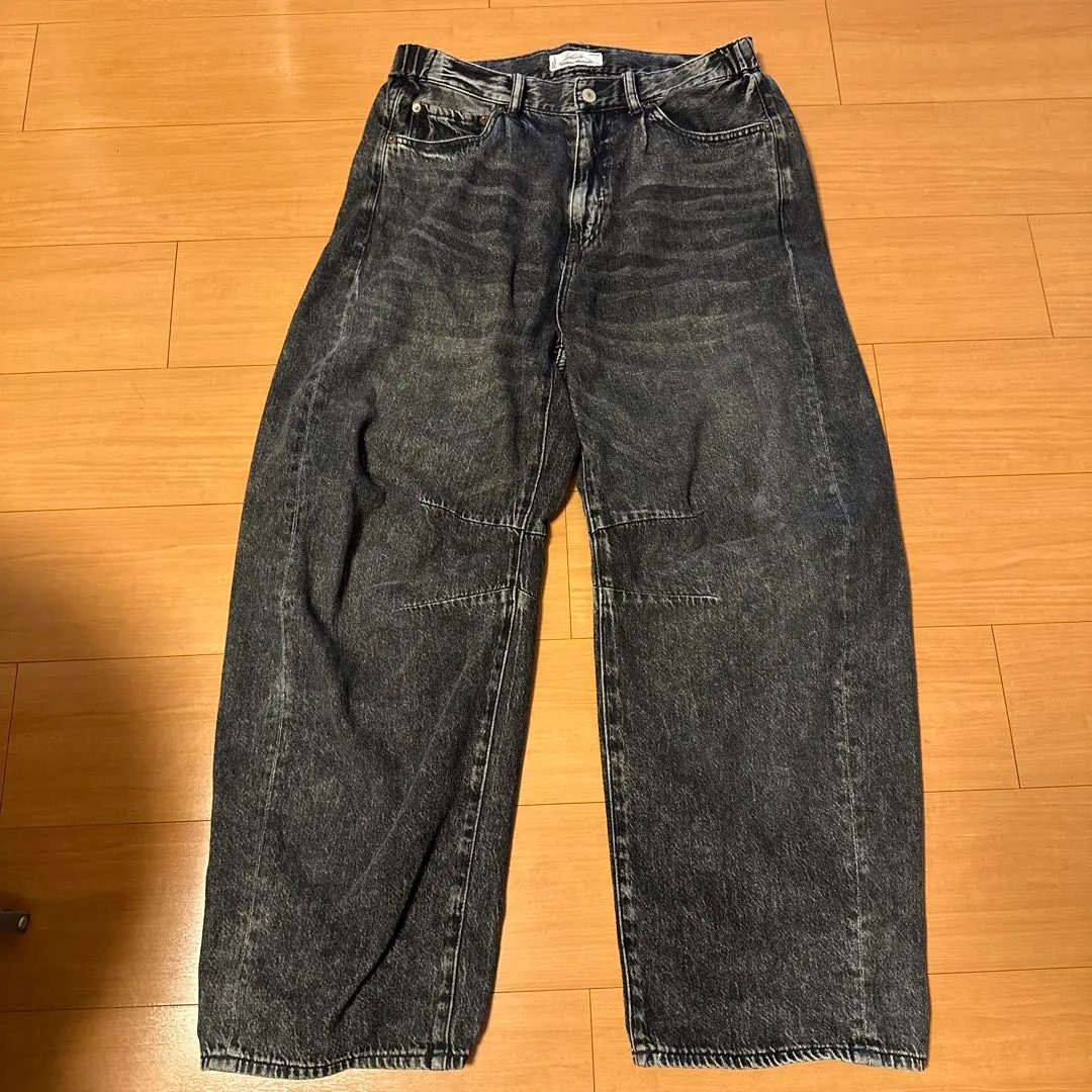 Thumbnail of RAGEBLUE Dark Blue Wide Leg Denim