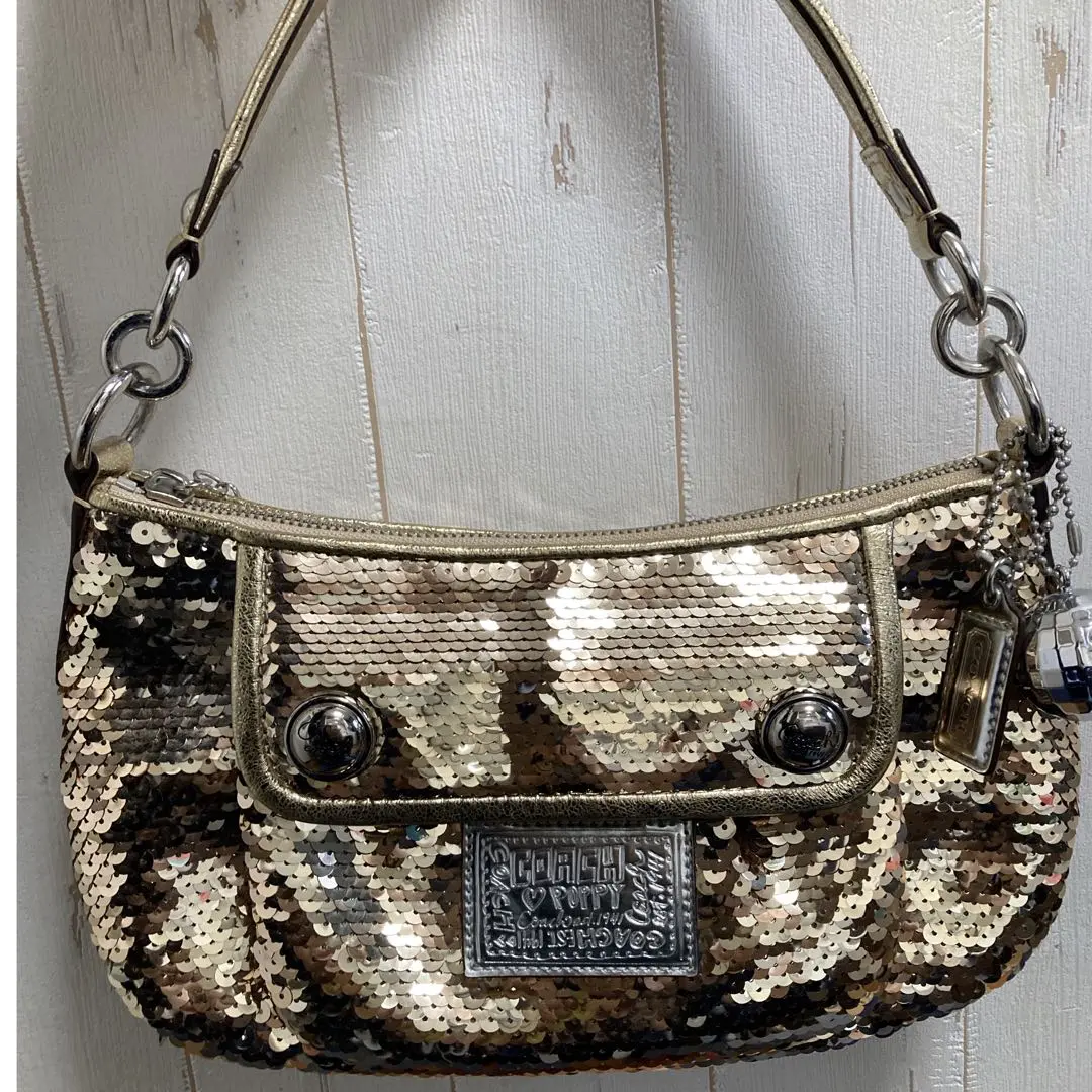 シルバー スパンコール ハンドバッグ COACH チャーム付き 2025年最新】Yahoo!オークション -コーチ スパンコールの中古品