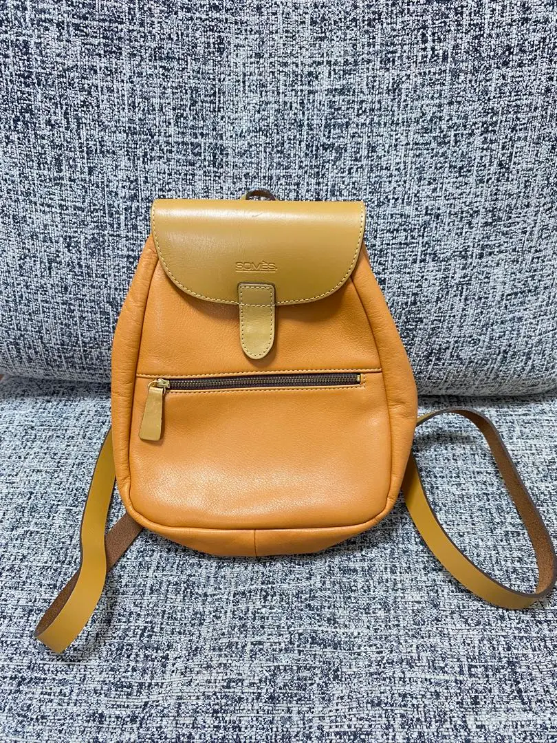 【未使用】SOMES SADDLE　スフレ　バックパック　レザー　ダークブラウン 未使用】SOMES SADDLE スフレ バックパック レザー ダーク