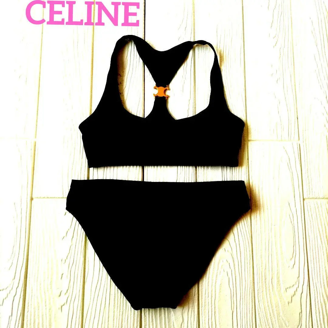 CELINE ロゴプリント セパレートビキニ 2025年最新】CELINE セパレート水着・ビキニの人気アイテム