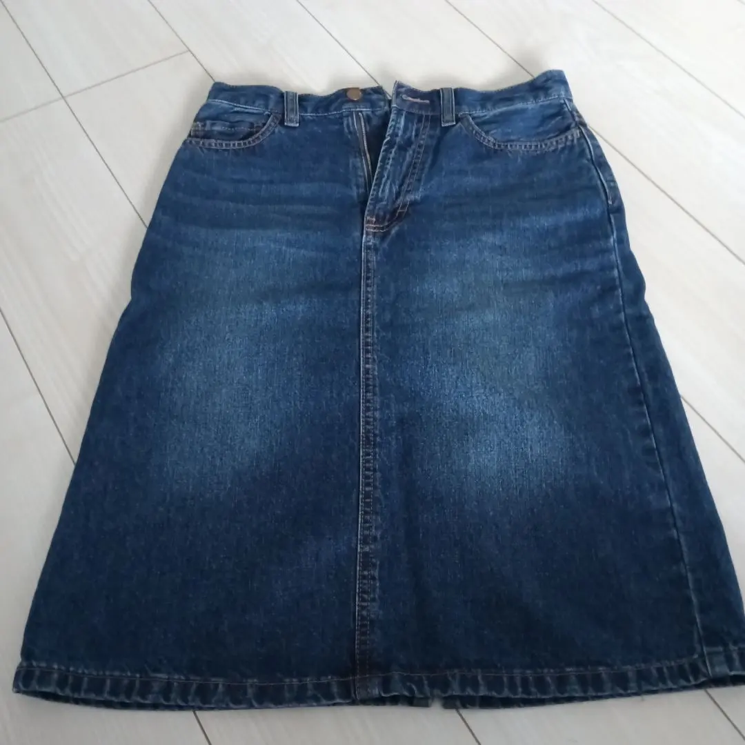 Thumbnail of CUBE SUGAR Denim A-line Skirt
