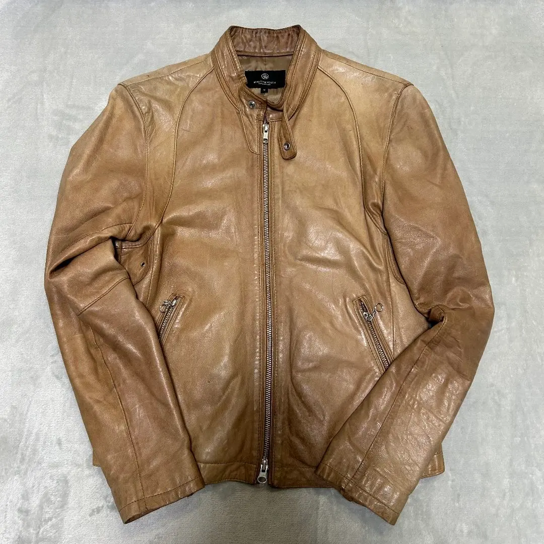 Thumbnail of Used Beauty & Youth Lamb Leather Single Riders Jacket, Sheepskin