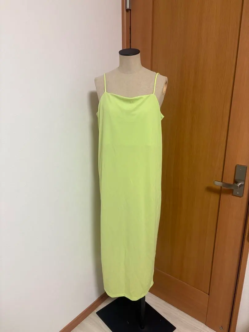Thumbnail of H&M Lime Green Camisole Long Dress