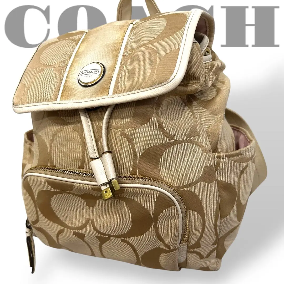 極美品 COACH リュック シグネチャー バッグパックF21928 楽天市場】コーチ COACH バッグ(バックパック/リュック