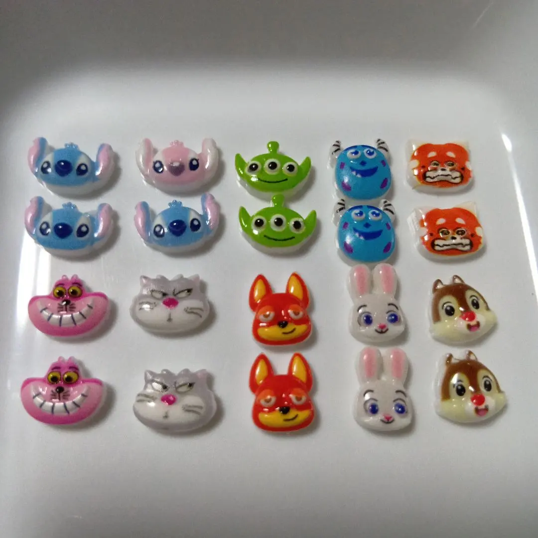 Thumbnail of Sale Now On! Disney Characters ☆ Nail Parts Set of 20