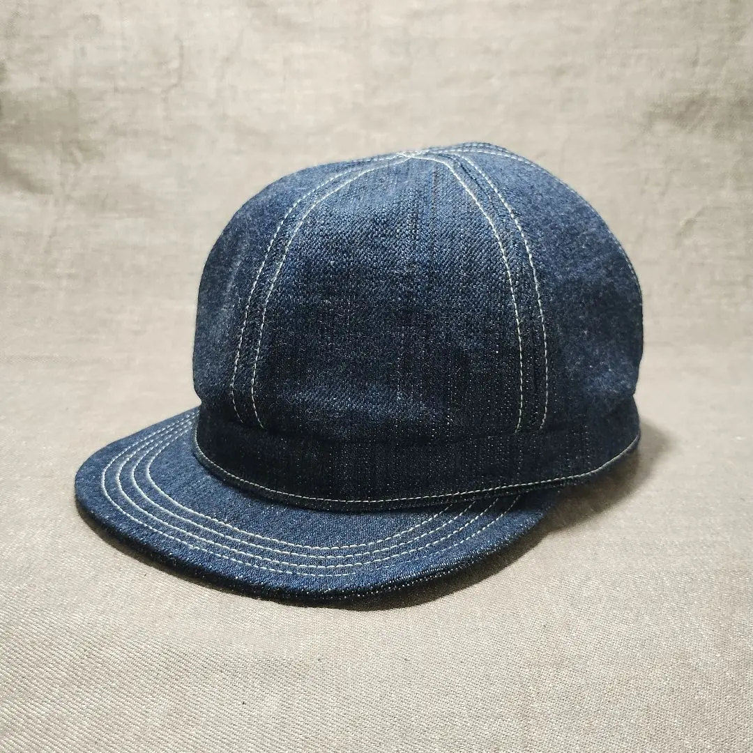 Thumbnail of [In Stock] Denim Cap 15oz Selvedge Slub Denim 1 Wash Free Size