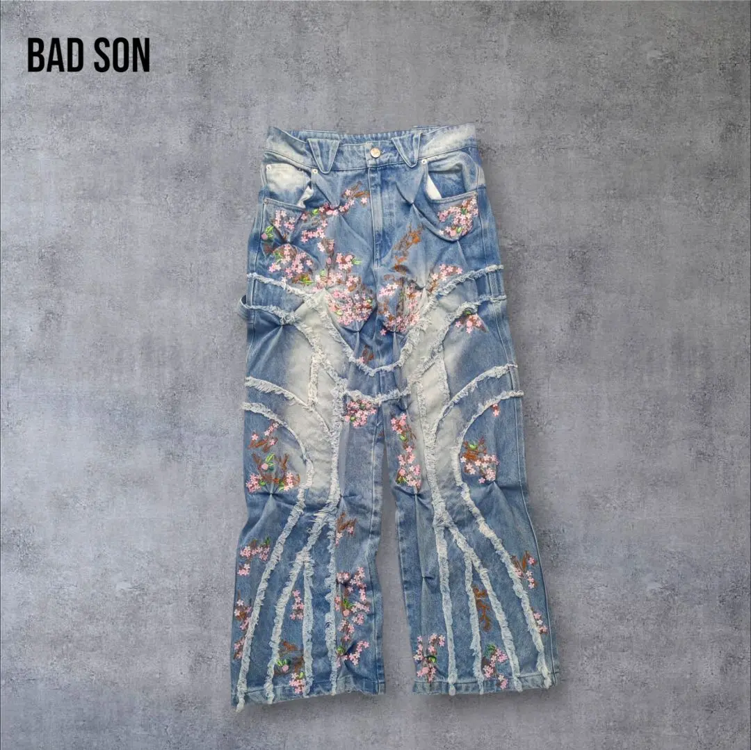 badson us 変形デニムパンツ badson us OVERGROWTH DENIM PANTS パンツ