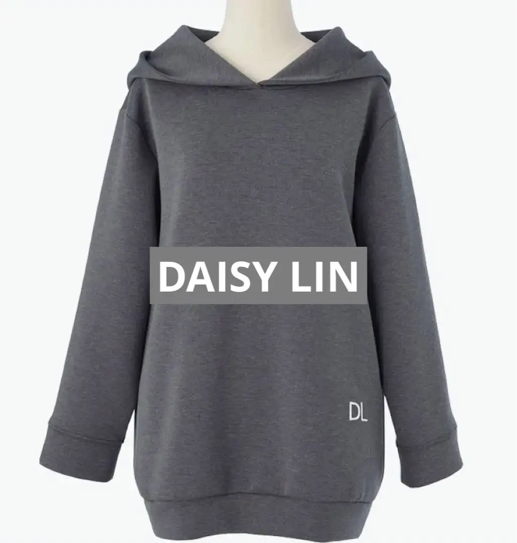 高い品質 Daisy Lin ベルベットブラックパーカー Fサイズ トップス