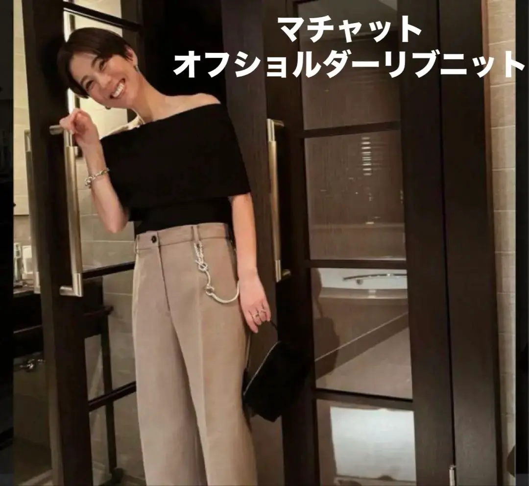 2025年最新】mach オフショルダーリブニットの人気アイテム