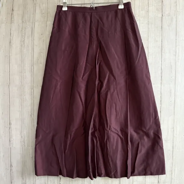 Thumbnail of KANSAI BIS Knee-length Flare Skirt Bordeaux F Adult