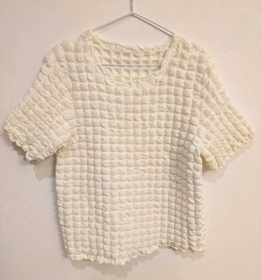 Thumbnail of Poco Poco Popcorn Top Short Sleeve - White