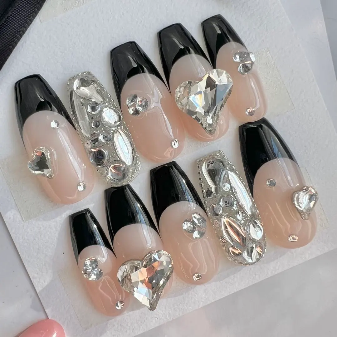 Thumbnail of Wang Hong Christmas Order Korean Nail Tips Handmade Mass Production Ready-Made